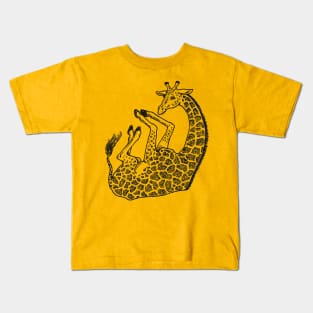 A Levity of Animals: Stick Your Neck Out Kids T-Shirt